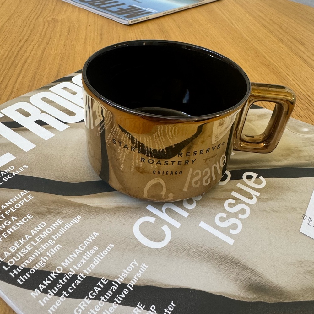 Starbucks Gold Coffee Mug
